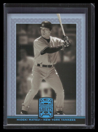 2005 Donruss Greats Platinum HoloFoil 136 Hideki Matsui 43/50