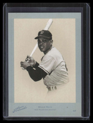 2005 Studio Portraits DK Blue B/W 24 Willie Mays 10/45