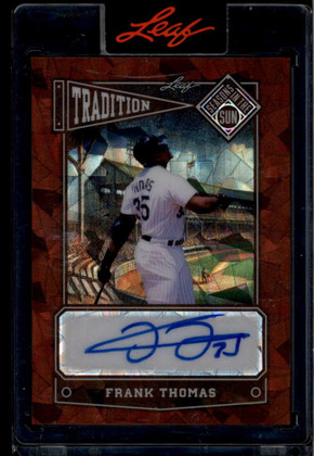 2025 Leaf Seasons in the Sun Tradition Crystal Bronze Frank Thomas Auto 17/30
