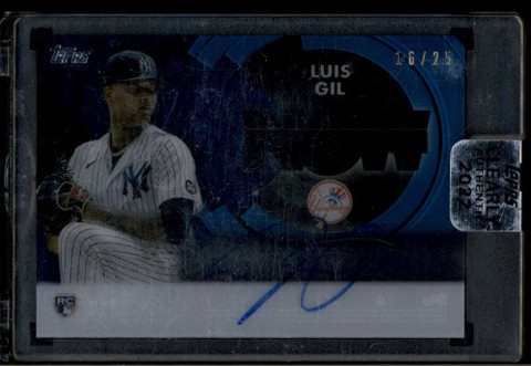 2022 Topps Clearly Authentic Generation Now Autographs Luis Gil RC Auto 16/25