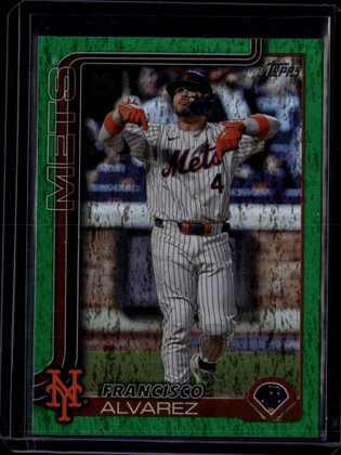 2025 Topps Green Holo Foil 171 Francisco Alvarez 66/99