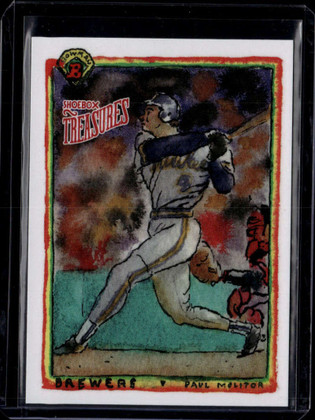 2025 Topps Shoebox Treasures '90 Bowman Stamp b906 Paul Molitor 82/99