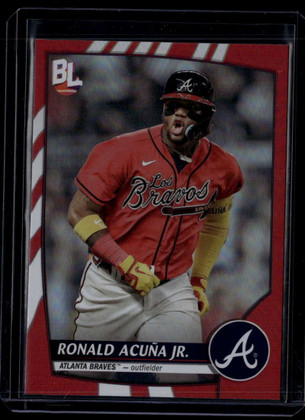 2023 Topps Big League 286 Ronald Acuna Jr. RED FOIL