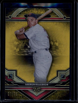 2024 Topps Triple Threads Citrine 100 Harmon Killebrew 21/75