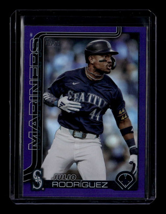 2025 Topps Purple Rainbow Foil 266 Julio Rodriguez 79/250