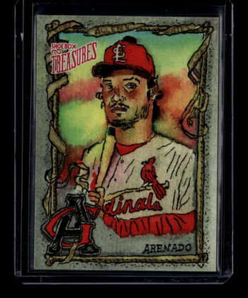 2025 Topps Shoebox Treasures Stamp 29 Nolan Arenado 20/99