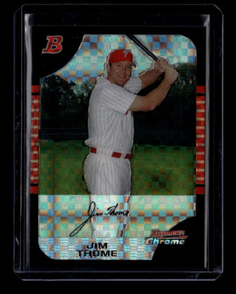 2005 Bowman Chrome X-Fractor 118 Jim Thome 42/225