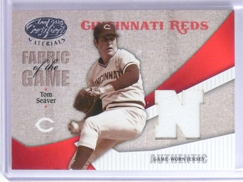 2004 Leaf Certified Fabric of the Game Tom Seaver Jersey #D041/100 #FG196