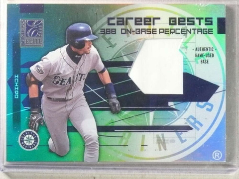2003 Donruss Elite Ichiro Suzuki Career Bests Game Used Base #D064/500