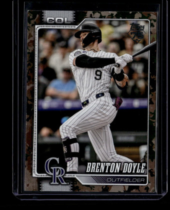 2026 Topps Memorial Day Camo 164 Brenton Doyle 3/25