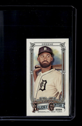 2025 Topps Allen and Ginter Mini 364 Riley Greene EXT Extended SP