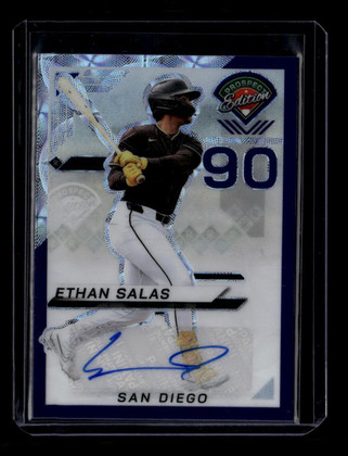 2025 Panini Prospect Edition Holo Signature Purple Scope Ethan Salas RC Auto /49