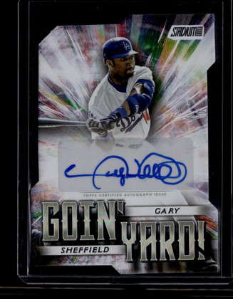 2025 Stadium Club Goin' Yard Autographs GYAGS Gary Sheffield Auto