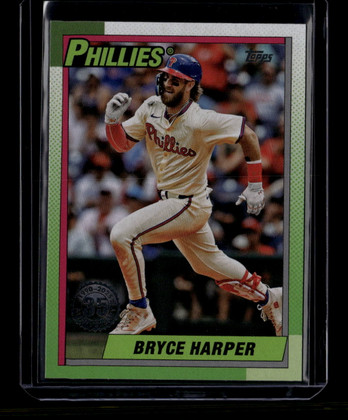 2025 Topps '90 Topps The Real One t9015 Bryce Harper 24/90