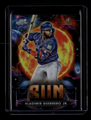 2025 Topps Cosmic Chrome Planetary Pursuit Sun pps5 Vladimir Guerrero Jr.