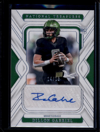 2025 Panini National Treasures Collegiate Signature Dillon Gabriel RC Auto 14/15