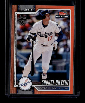 2026 Topps Hobby Rip Night Orange bb1 Shohei Ohtani