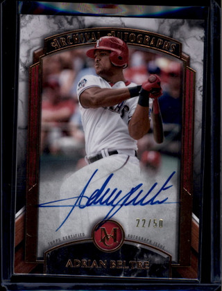 2022 Topps Museum Collection Archival Autographs Copper Adrian Beltre Auto 22/50 ID: 180755