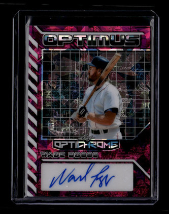 2025 Leaf Optichrome Optimus Autographs Pink Crystal oawb1 Wade Boggs Auto 1/1 ID: 180766