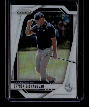 2025 Panini Prizm LIV Prizms White Refractor 38 Bryson DeChambeau 1/36 ID: 180886