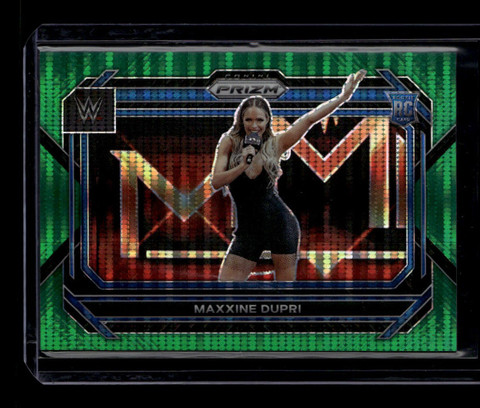 DELETE 181066 2023 Panini Prizm WWE Prizms Green Pulsar 85 Maxxine Dupri 12/25