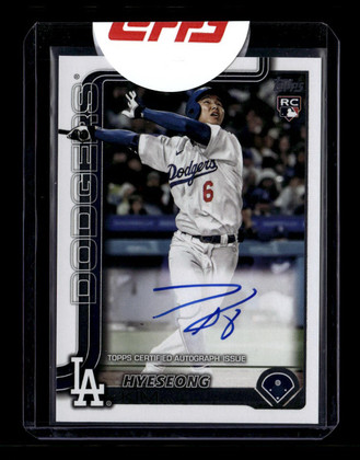 2025 Topps Flagship Real One Autographs 573 Hyeseong Kim Rookie Auto ID: 181192