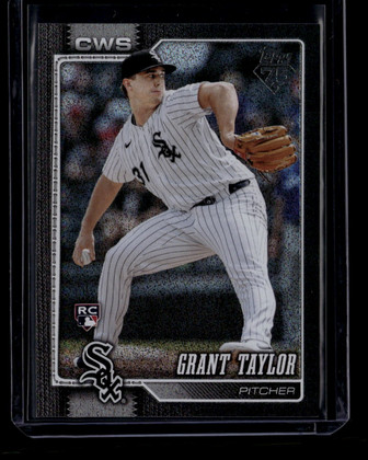 2026 Topps Black Sandglitter 49 Grant Taylor Rookie 8/10 ID: 181504