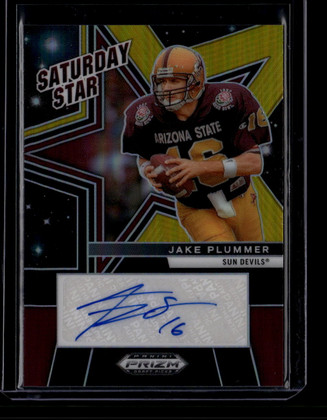 2025 Panini Prizm Draft Saturday Star Signatures Black Gold Jake Plummer Auto /5 ID: 181700