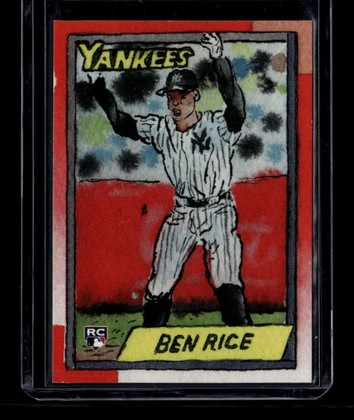 2025 Topps Shoebox Treasures First Light '90 Redux Vintage Stock Ben Rice RC /10
