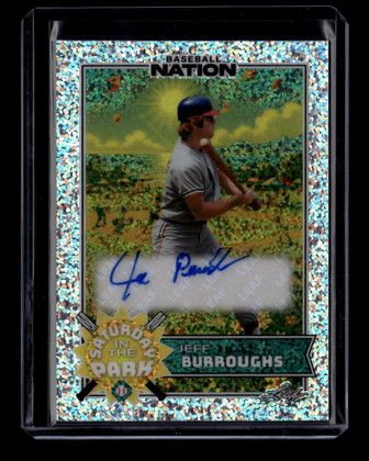 2025 Leaf Nation Saturday in the Park Sparkles Silver Jeff Burroughs Auto 1/15