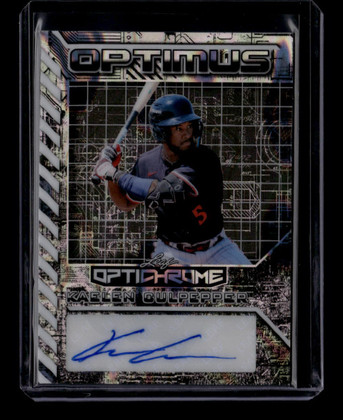 2025 Leaf Optichrome Optimus Silver Lava oakc1 Kaelen Culpepper Rookie Auto 9/10