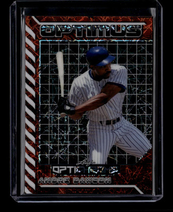 2025 Leaf Optichrome Optimus Orange Lazer ob1 Andre Dawson 1/1