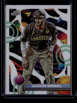 2025 Topps Cosmic Chrome White Hole Refractor 130 Jackson Merrill Rookie