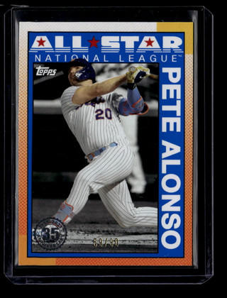 2025 Topps '90 Topps All Star The Real One 90as15 Pete Alonso 59/90