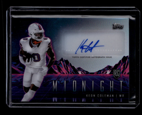2024 Topps Midnight Rookie Horizon Signatures RHSKC Keon Coleman Rookie Auto