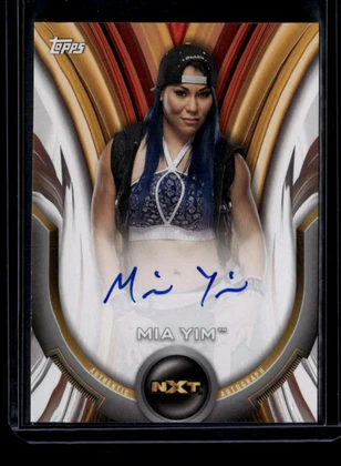 2020 Topps WWE Women's Division Autographs AMY Mia Yim Auto 197/199