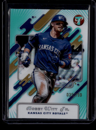 2025 Topps Pristine Aqua Refractor 161 Bobby Witt Jr. 35/199