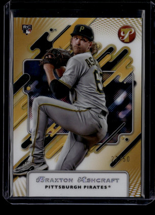 2025 Topps Pristine Gold Refractor 245 Braxton Ashcraft Rookie 27/50