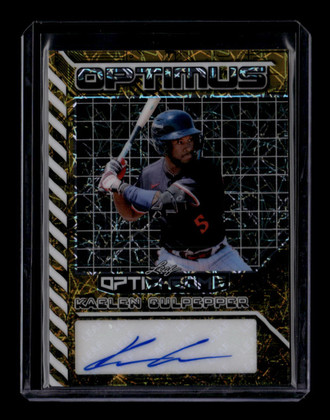2025 Leaf Optichrome Optimus Gold Lazer oakc1 Kaelen Culpepper Rookie Auto 1/1