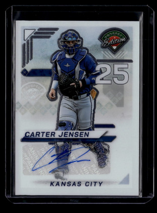 2025 Panini Prospect Edition Holo Ticket Signatures 154 Carter Jensen RC Auto