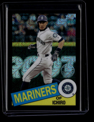 2020 Topps '85 Silver Pack Chrome Black Refractor 85c36 Ichiro Suzuki 93/199