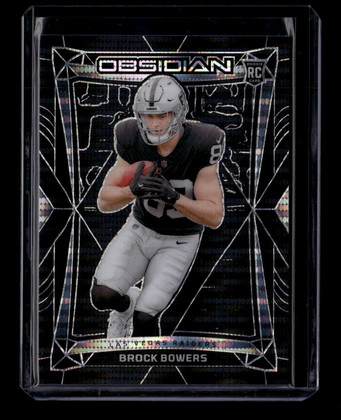 2024 Panini Obsidian International 101 Brock Bowers Rookie