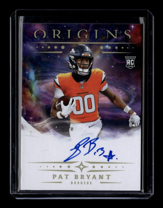 2025 Panini Origins Rookie Autographs 23 Pat Bryant Rookie Auto