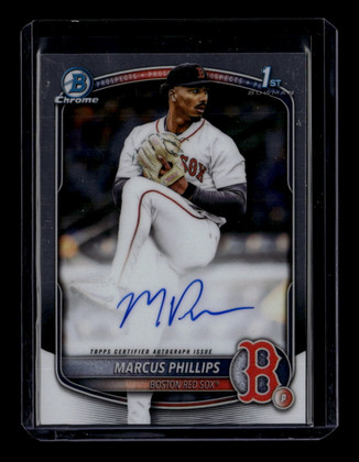 2025 Bowman Chrome Draft Autographs CPAMP Marcus Phillips Rookie Auto