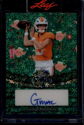 2025 Leaf Metal Happy Holidays Elf on the Shelf George MacIntyre Rookie Auto 4/5