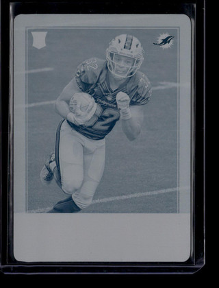 2016 Playoff Printing Plate Cyan 249 Kenyan Drake Rookie 1/1