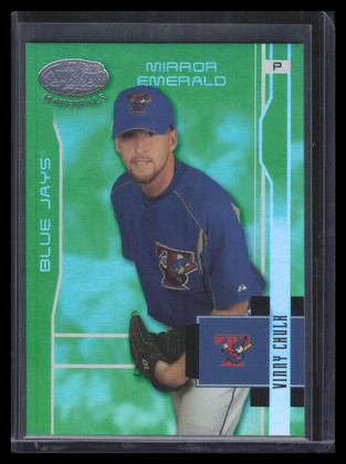 2003 Leaf Certified Materials Mirror Emerald 194 Vinny Chulk 1/5
