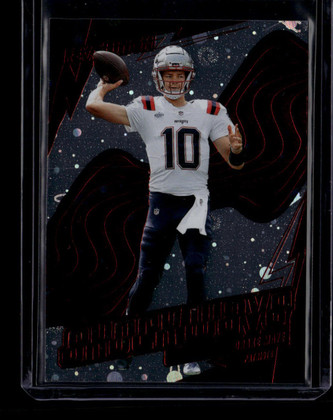 2025 Panini Revolution Shock Wave Red Cosmo 4 Drake Maye 17/50