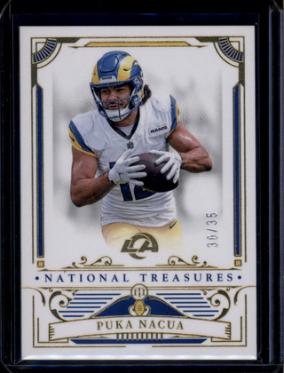 2025 Panini National Treasures Gold 59 Puka Nacua 30/35