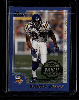 2000 Topps MVP Promotion 60 Randy Moss WIN /100